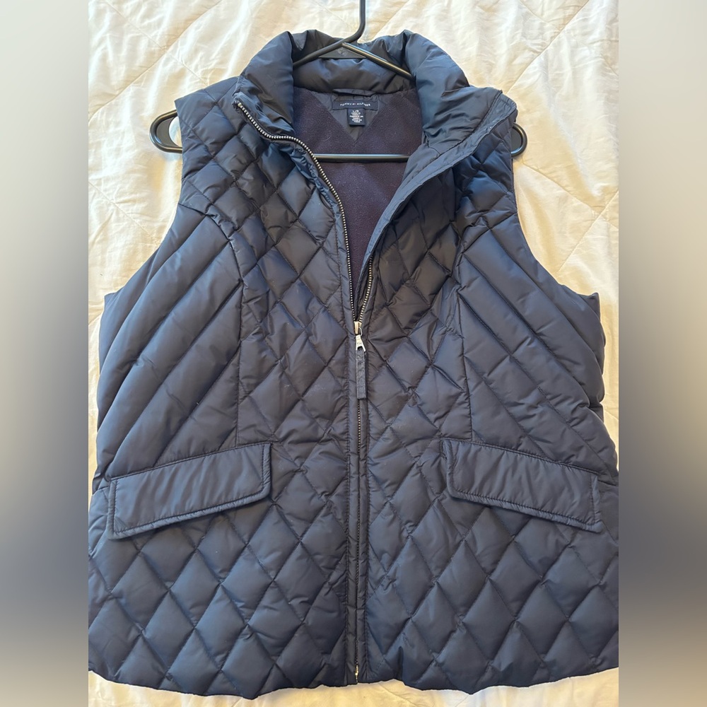 Women’s Tommy Hilfiger Dark Navy Blue Quilted Winter Vest